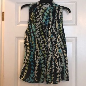 Tahari sleeveless blouse with bow. Never worn XL